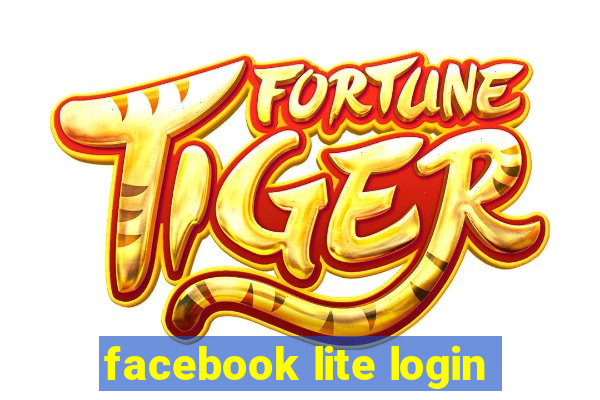 facebook lite login